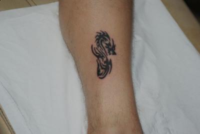 Nos ralisations - tattoo tribal - dragon tribal