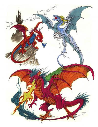 Modles - Les dragons - dragon 24