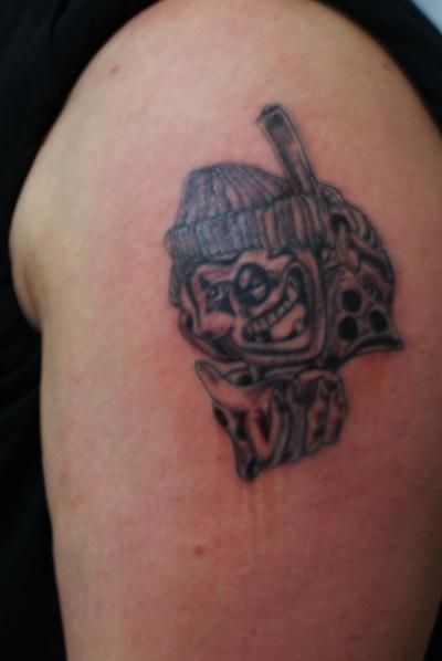 Nos ralisations - Diffrentes ralisations - clown Boutique Tattoo Evolution Perpignan