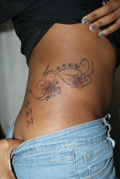 Nos ralisations - fleurs diverses - Fleurs en couleurs boutique Tattoo Evolution Perpignan