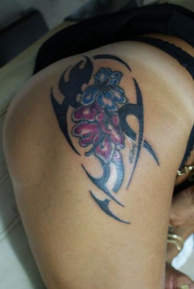 Nos ralisations - fleurs diverses - tattoo fleurs fantaisies