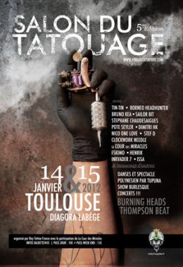 CONVENTION TOULOUSE 2012.  Tattoo Evolution Perpignan
