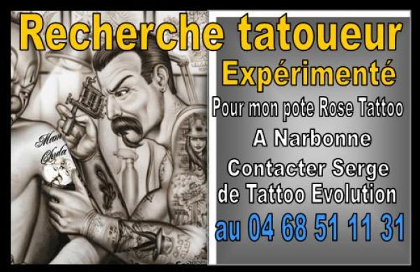 RECHERCHE TATOUEUR