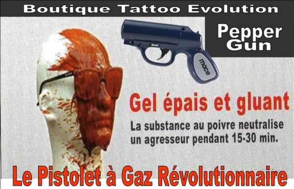 PISTOLET A GAZ PEPPER GUN