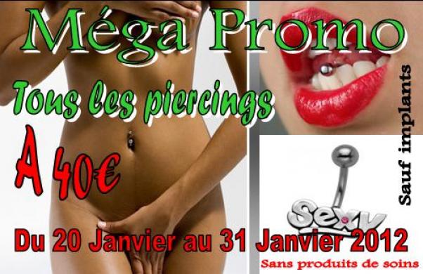 Mega Promo Piercing . boutique Tattoo Evolution Perpignan