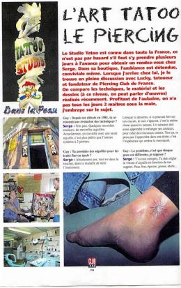 Revue de presse du magasine dfi . Tattoo Evolution Perpignan