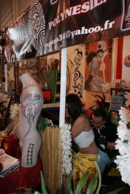 Convention tatouage et piercing de TOULOUSE 2010 .  Tattoo Evolution Perpignan