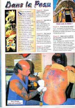 Revue de presse du magasine dfi . Tattoo Evolution Perpignan