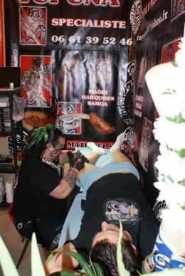 Convention tatouage et piercing de TOULOUSE 2010 .  Tattoo Evolution Perpignan