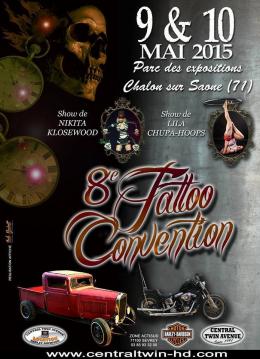 CONVENTION CHALON SUR SANE 2015.  Tattoo Evolution Perpignan
