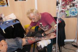 Convention tatouage et piercing de TOULOUSE 2010 .  Tattoo Evolution Perpignan