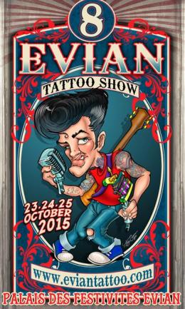 CONVENTION EVIAN 2015 . Tattoo Evolution Perpignan
