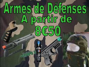 Armes de d�fense et de loisirs - Depuis le 7 d�cembre 2009